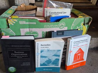 Law School Textbook Lot – 5+ Books