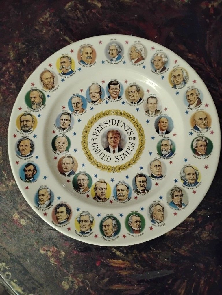 Presidents plate