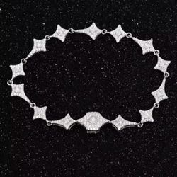 Iced Out Moissanite Star Bracelet 