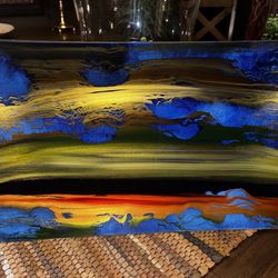 Stunning Fused Glass Tray