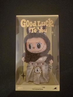 Popmart The Monsters Good Luck To You Vinyl Plush Hanging  Card