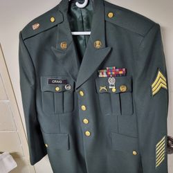 Vintage Army Dress Coat 