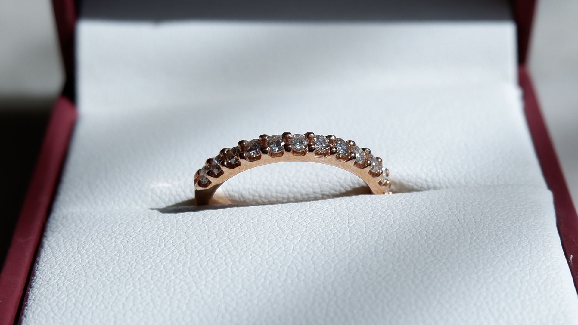 Rose Gold Diamond Band