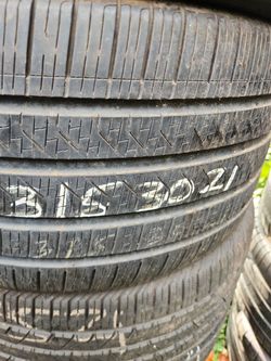 315/30/21 single tire