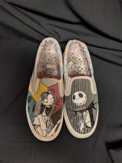 Nightmare Before Christmas slip on shoes