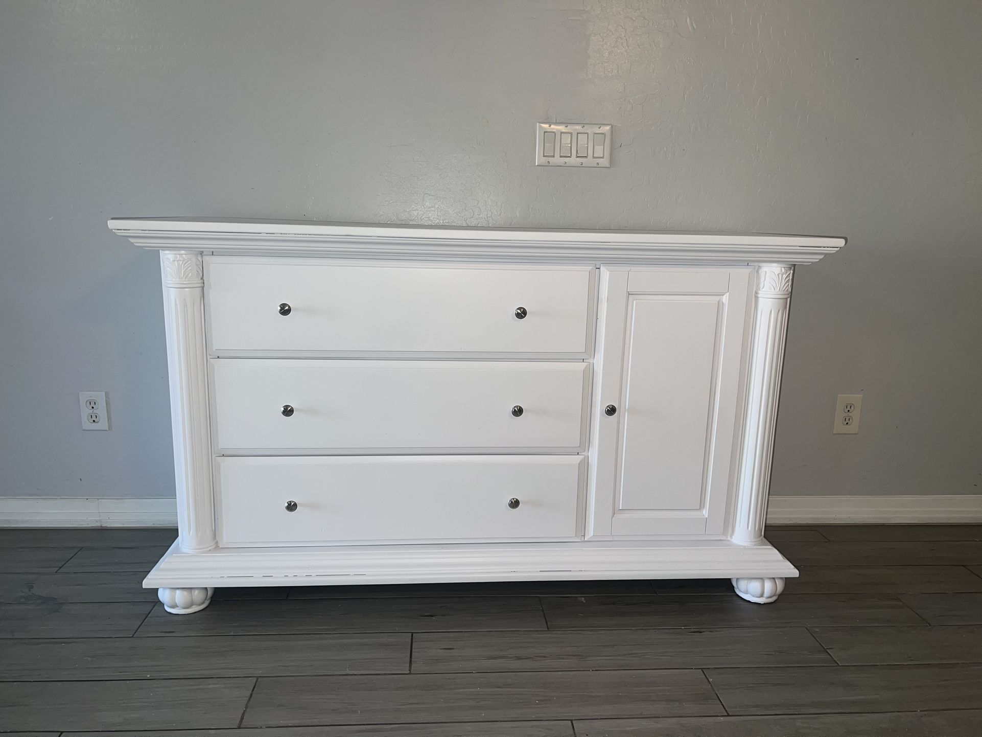 White Baby Dresser
