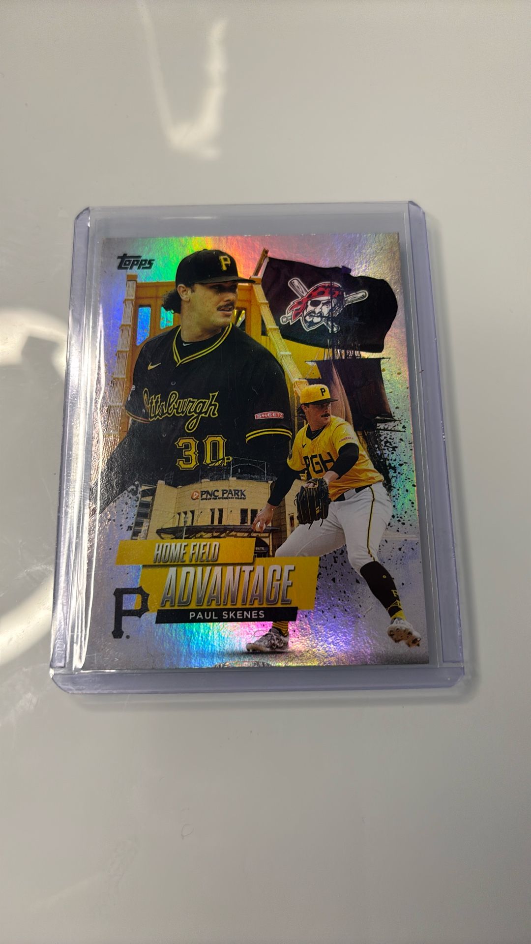 PAUL SKENES Home Field Advantage! 2025 TOPPS SERIES 2 SSP - Rare CASE HIT HA-35