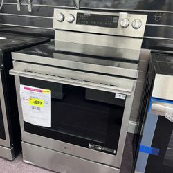 Stove Oven Range W/ Air Fry Convection Stainless Steel New Scratch Dents