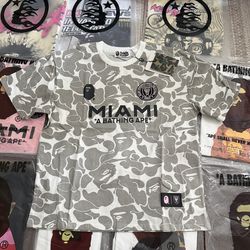 Bape x Inter Miami CF Grey Camo