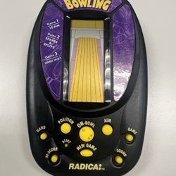 Radica King Pin Bowling Electronic Handheld Game Model 3733 Tested Works Vintage