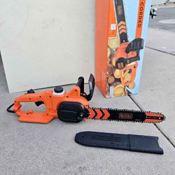 BLACK And DECKER 8 Amp corded 14in Chainsaw