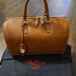 REDUCED, Boldrini Italian Leather Satchel