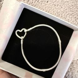 pandora heart clasp snake bracelet