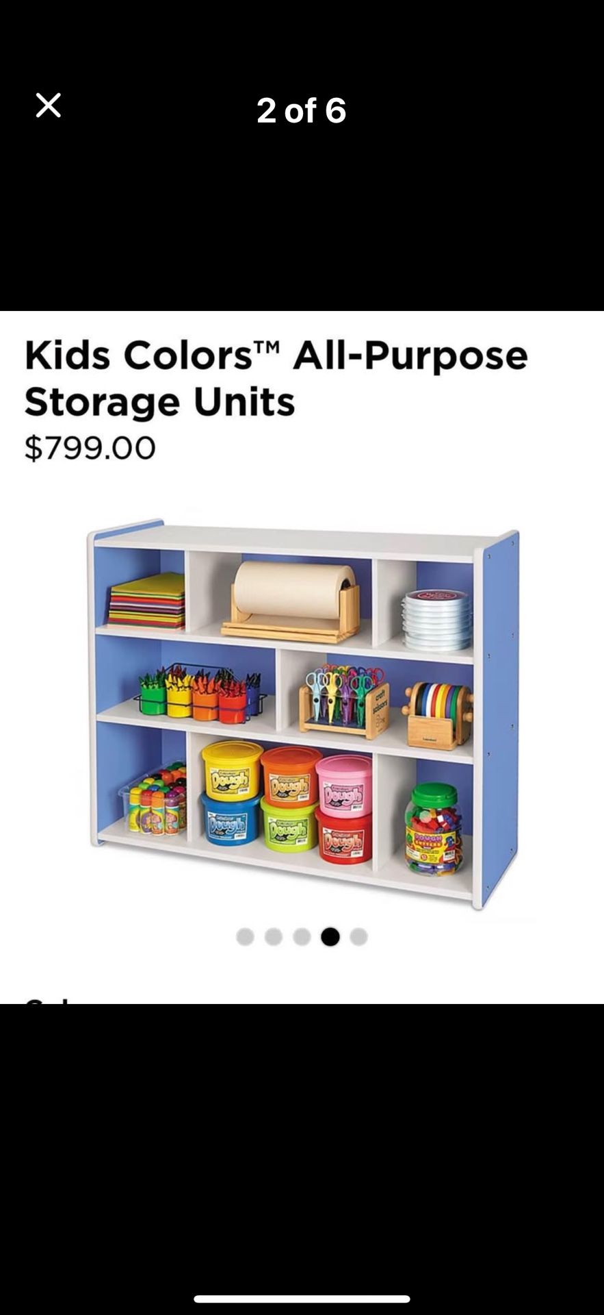 Lakeshore All Purpose Book/toy Mobile Storage