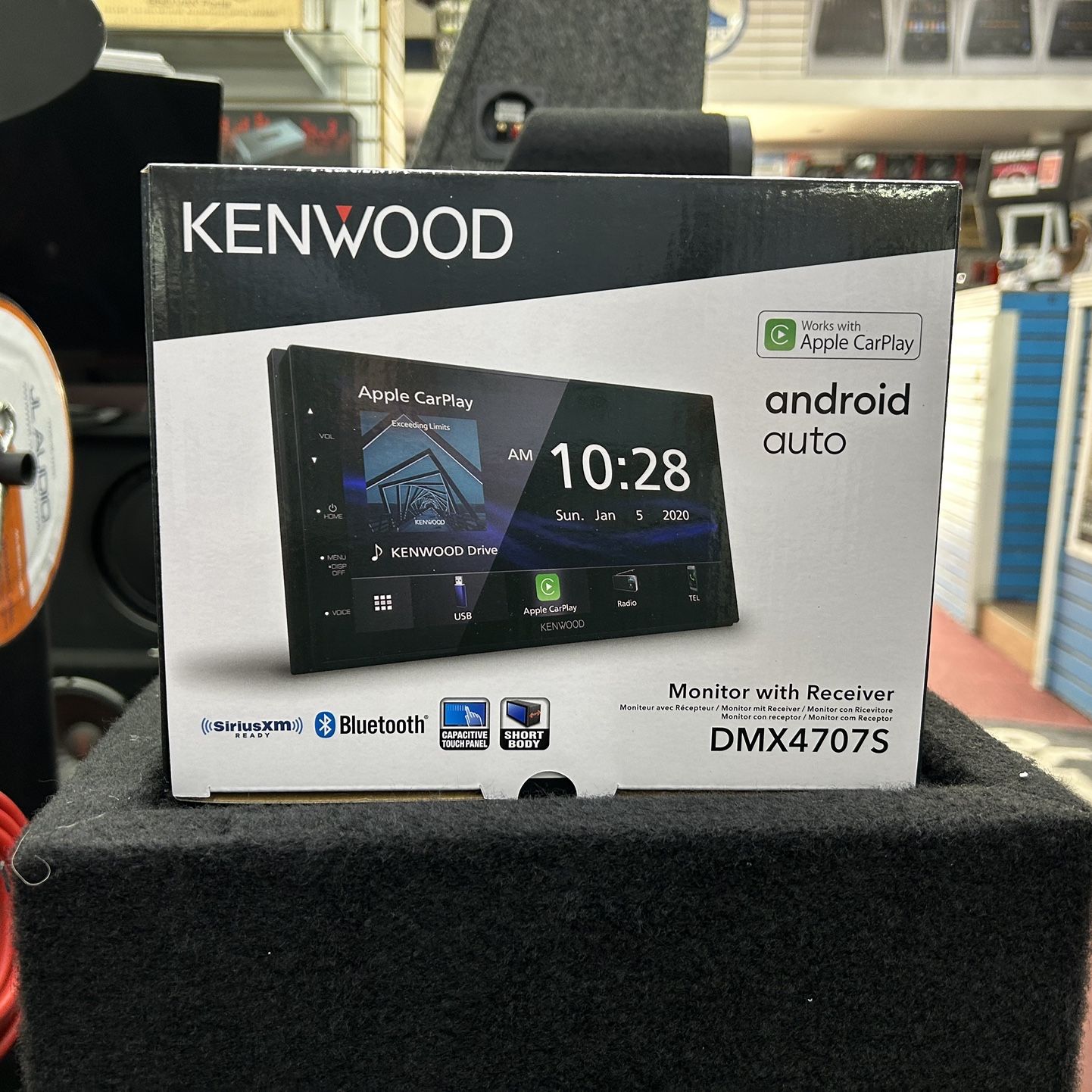 Kenwood Apple Carplay Android Auto Touch Screen Double Den Stereo System