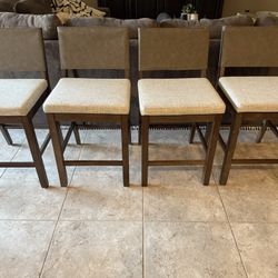  Counter Height Bar Stools (all 4)