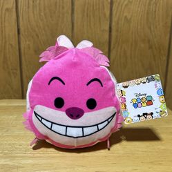 Disney Tsum Tsum Cheshire Cat Plush Alice in Wonderland Stuffed Toy NEW 6”