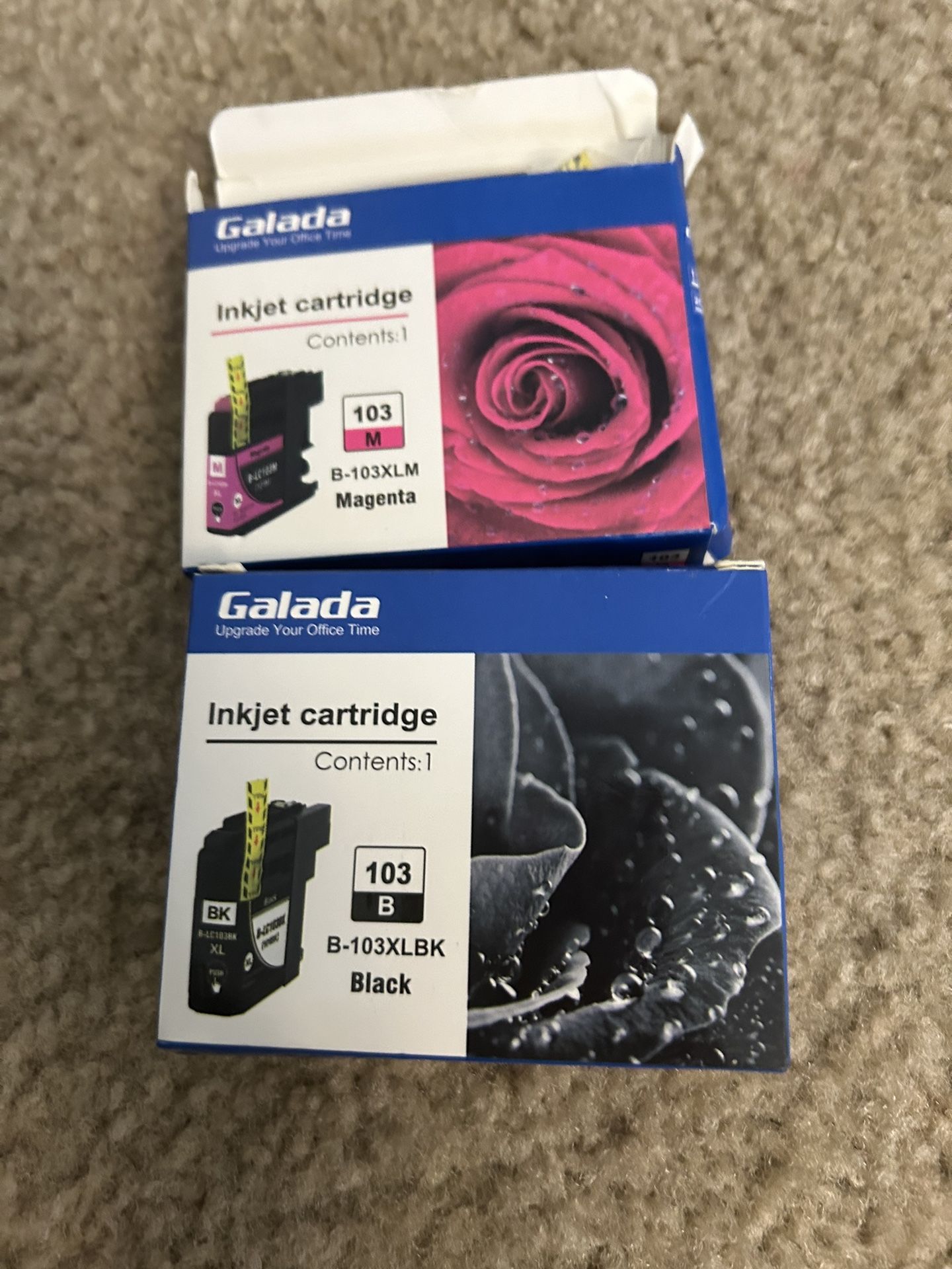 Ink replacement printer cartridge 103 xl b-103xl