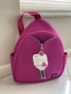 NWT! Tommy Bahama Pickleball Backpack Navy/White w/paddle  display picture 3
