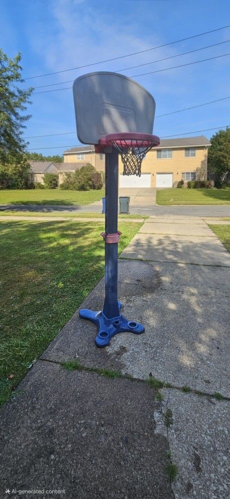 Little tikes Basketball hoop in Excellent condition.
H 45in. to 69in.