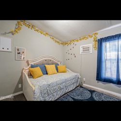 Antique Farmhouse Style Twin Day Bed And Matching Dresser