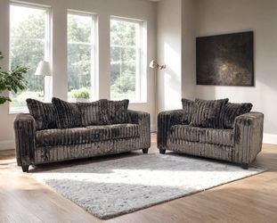 New sofa + loveseat