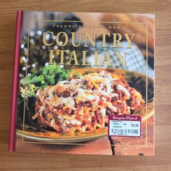 Country Italian Cookbook (Gently Used) $5