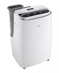 New LG 14k BTU (10k BTU DOE) Portable Air Conditioner, Dual Inverter, Quiet, WiFi with LCD Remote in White 