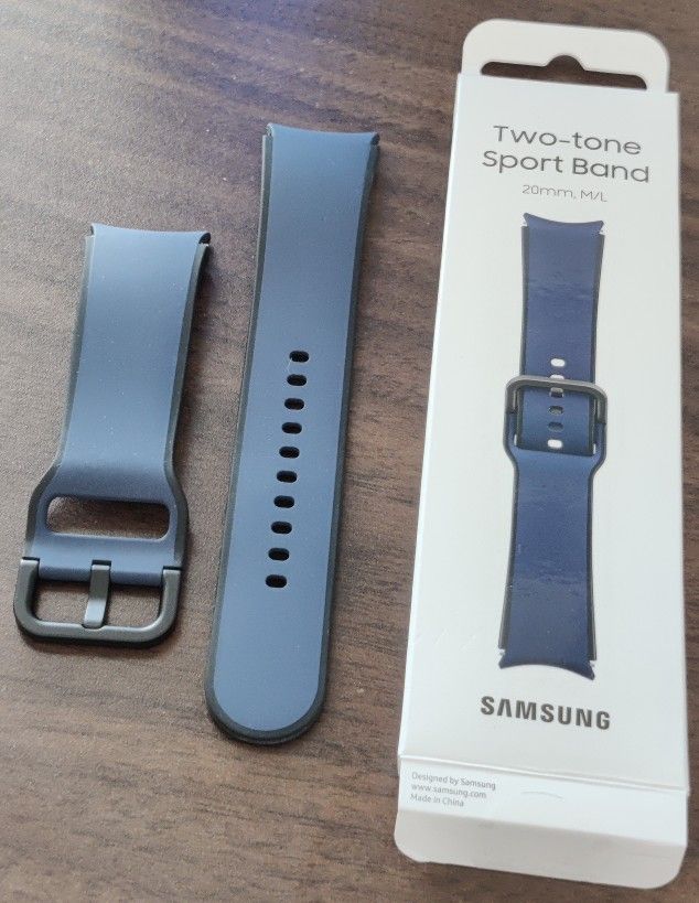 Samsung Galaxy Watch5 Two-Tone Sport Band 20mm M/L Navy Blue