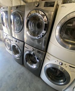 LG XL CAPACITY WASHER & DRYER ELECTRIC SET with WARRANTY 