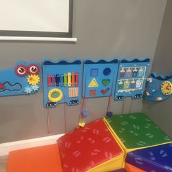 Crocodile Sensory Toys Activity Wall Panels