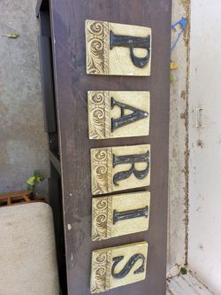 Paris wall picture frames