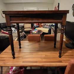 RARE Antique Mahogany Flip Top Game Table 19th Century/Pre-1880s Secret Compartment
