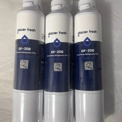 Glacier Fresh Water Filter GF-20B (3 Pack) NEW AND SEALED (No Box)