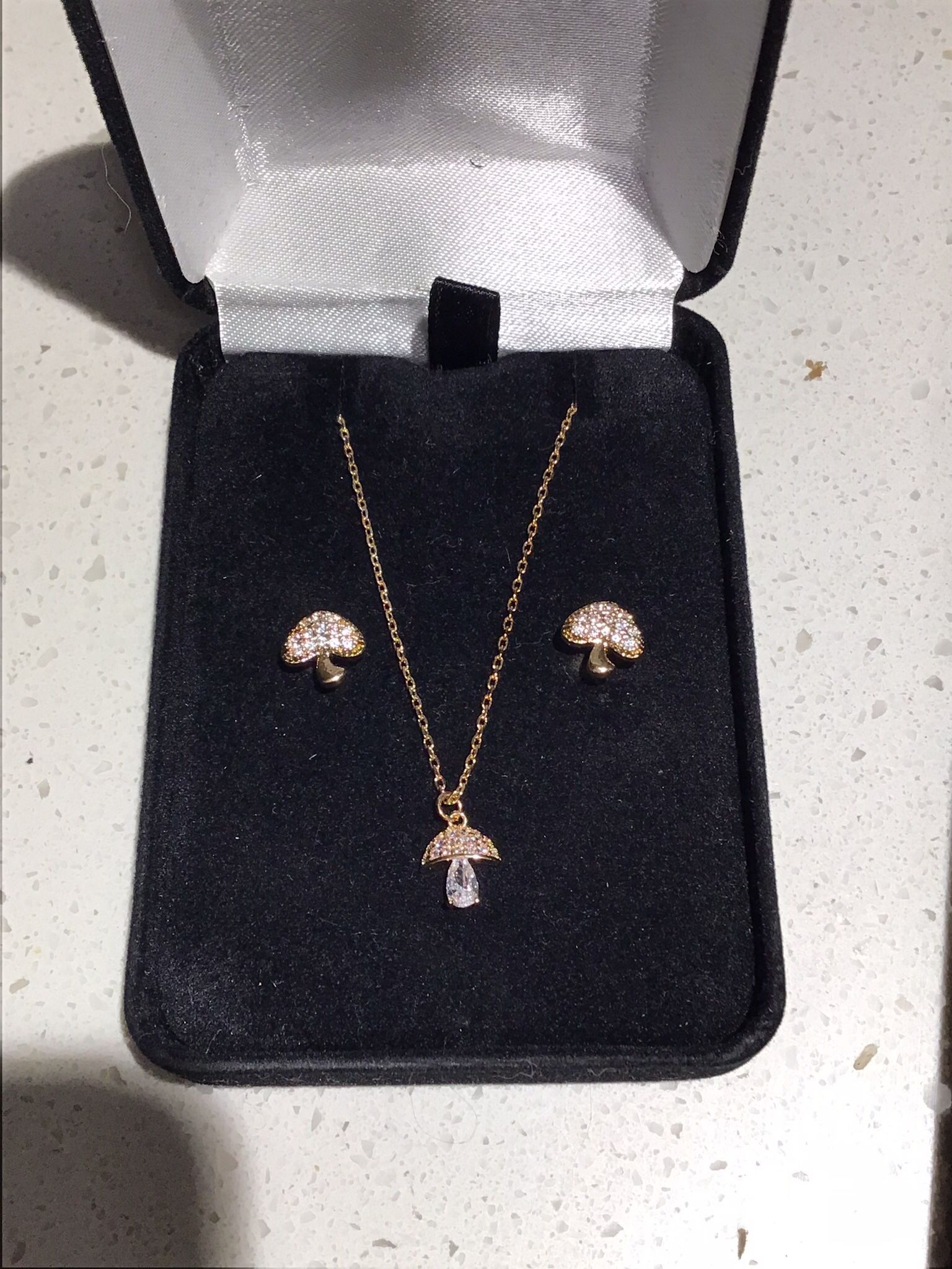 Mushroom Jewelry Set