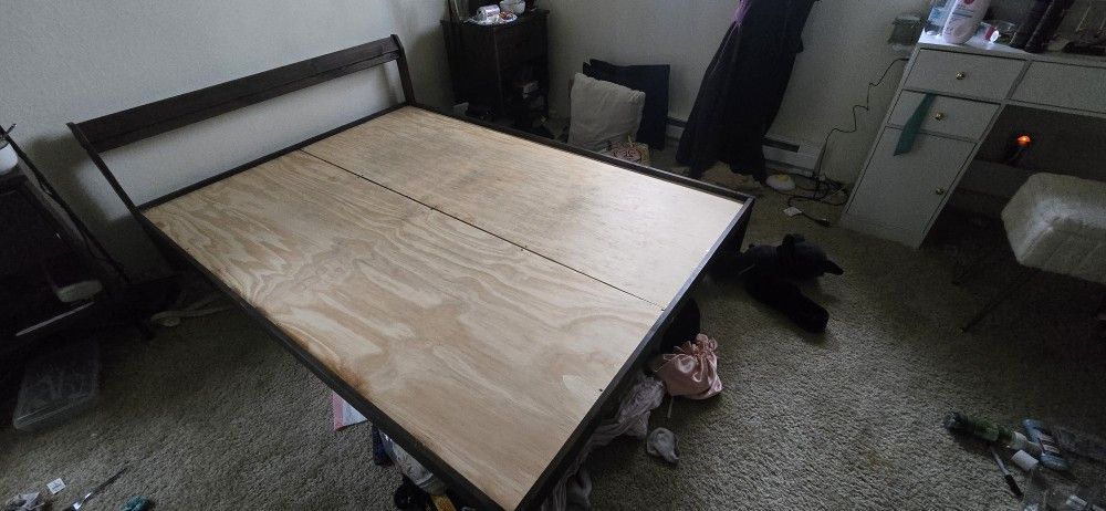 Wood Full Bed Frame