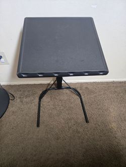 Black Folding Portable Side Table