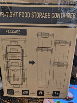 New in box food storage containers