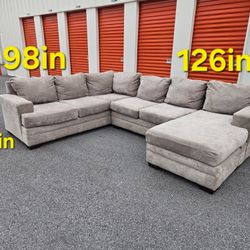 FREE DELIVERY Reversible Couch Sofa Sectional Chaise 3 PC