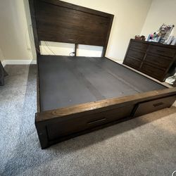 King size bed frame