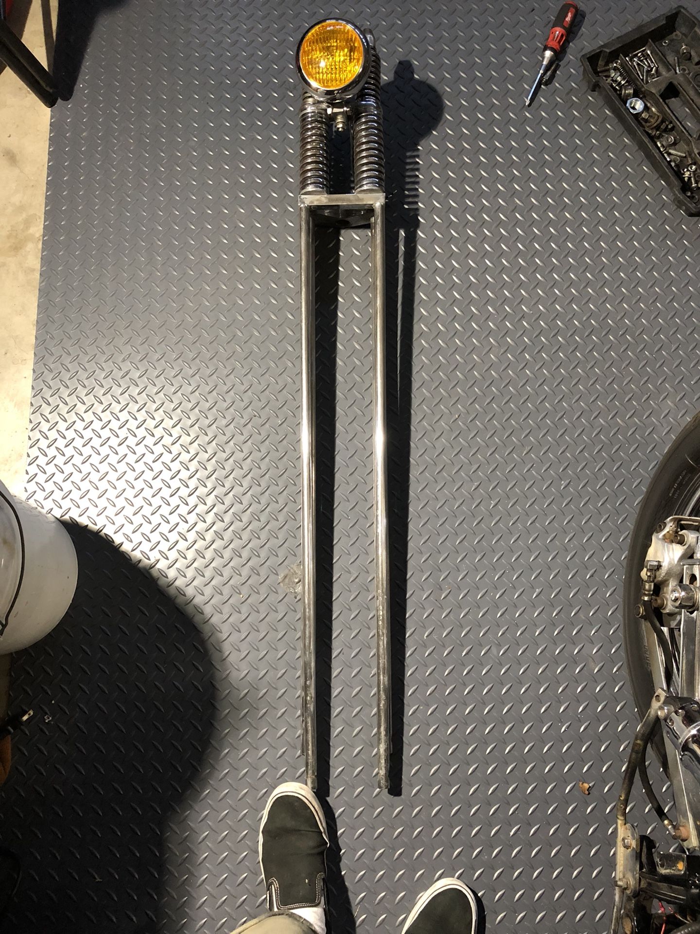 Narrow springer front end Harley Davidson Chopper