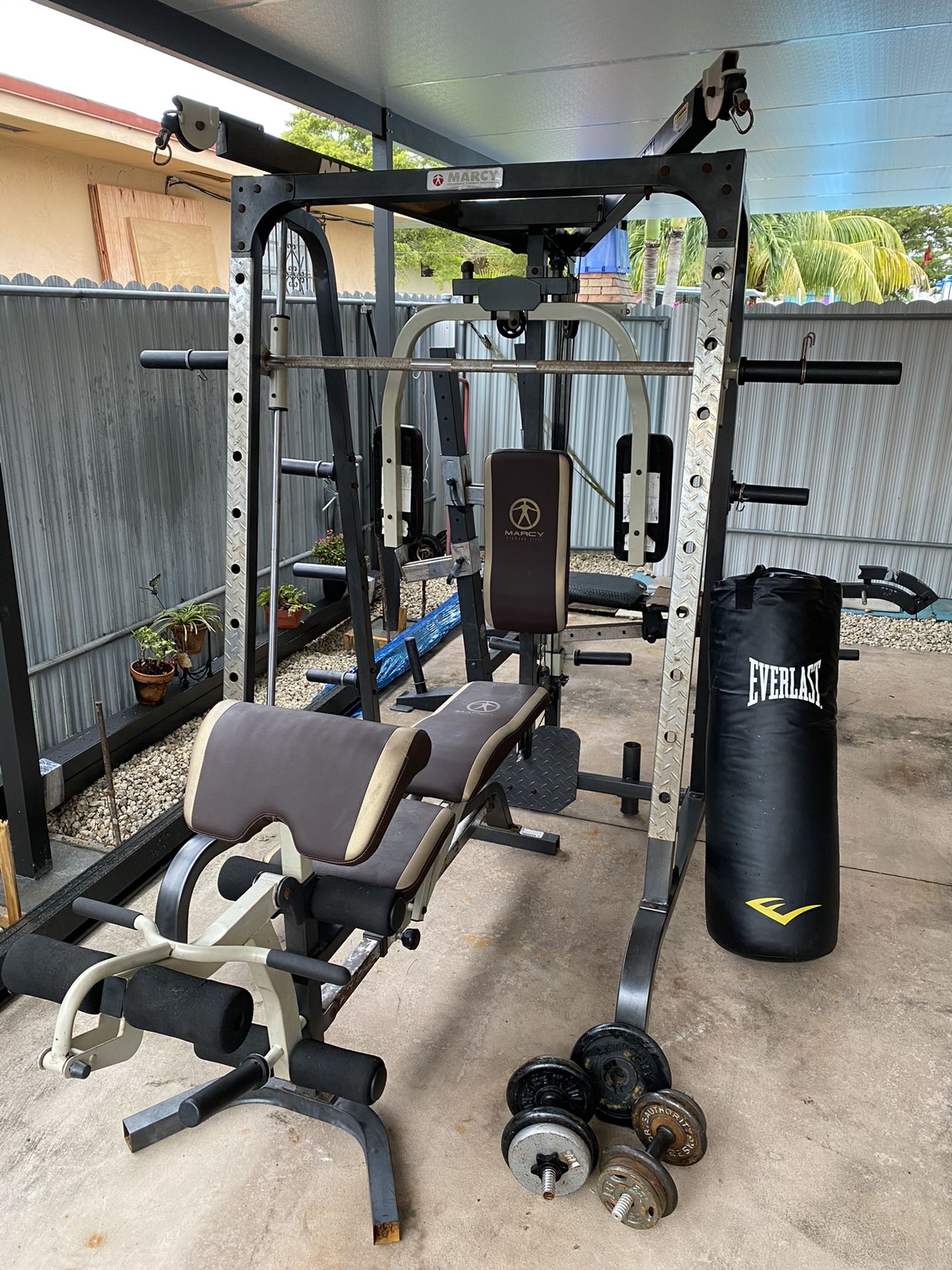 Home gym- smith machine- workout equipment- gym equipment