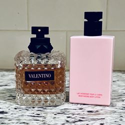 Valentino Donna perfume & lotion set