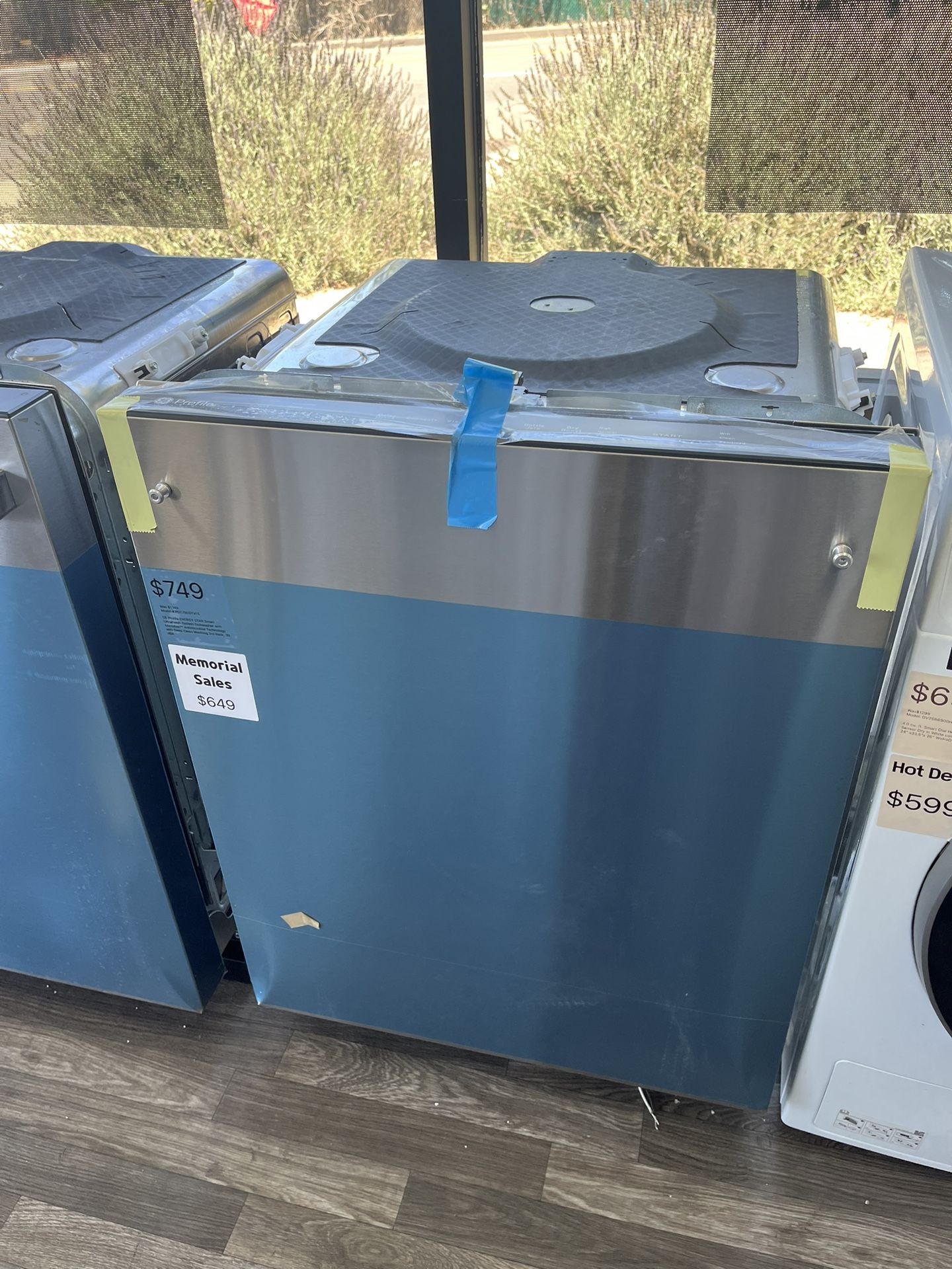 $649 GE Profile Energy Star Dishwasher, Fully Tested, Includes One Year Warranty
