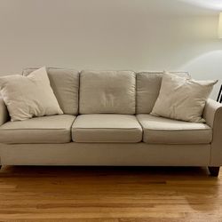 White/Cream Pottery Barn Sofa