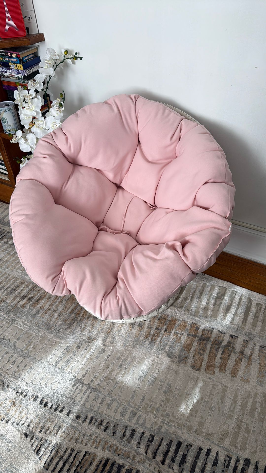 Pink And Gray Chair 