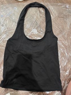 Black halter neck