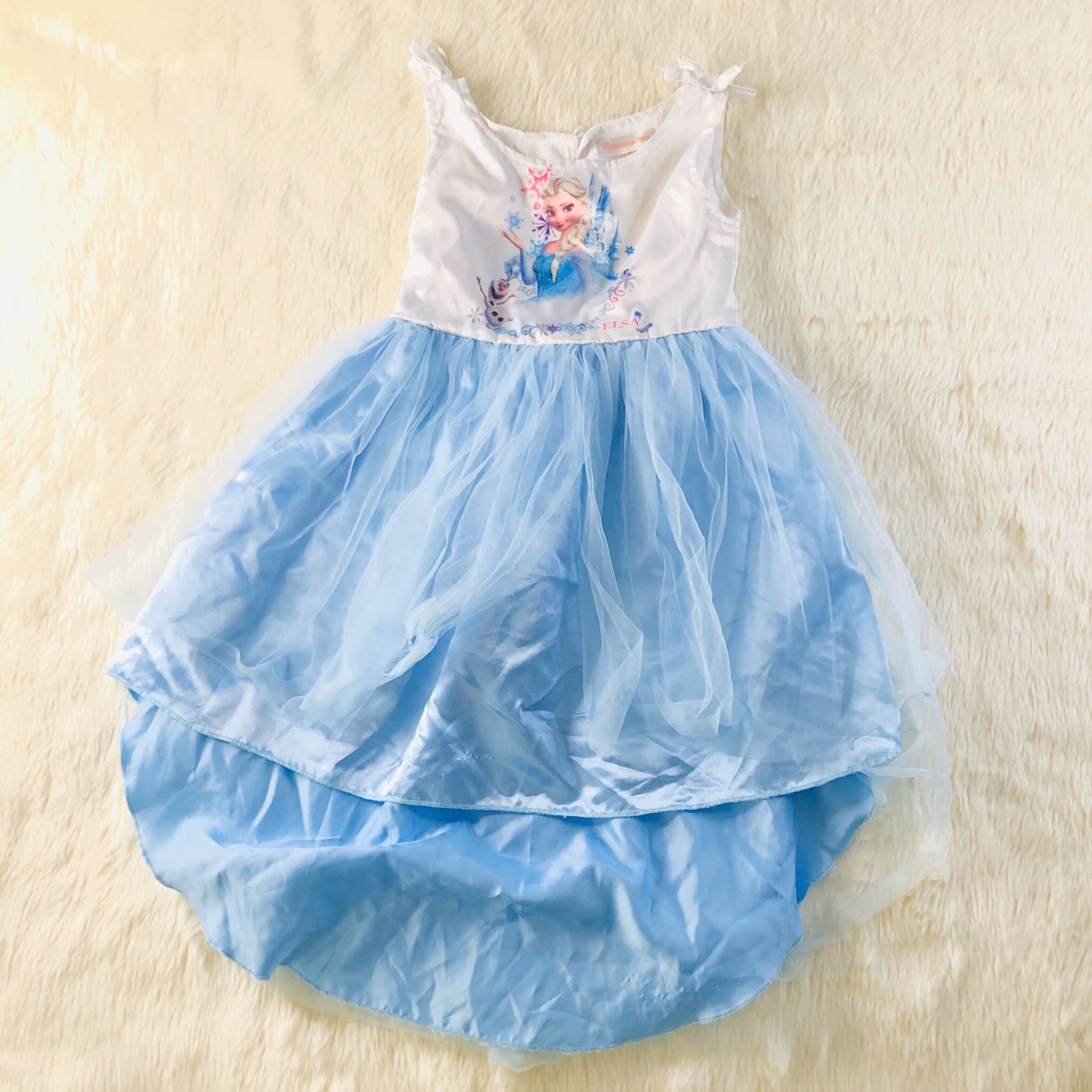 Frozen Elsa Princess Dress costume 6