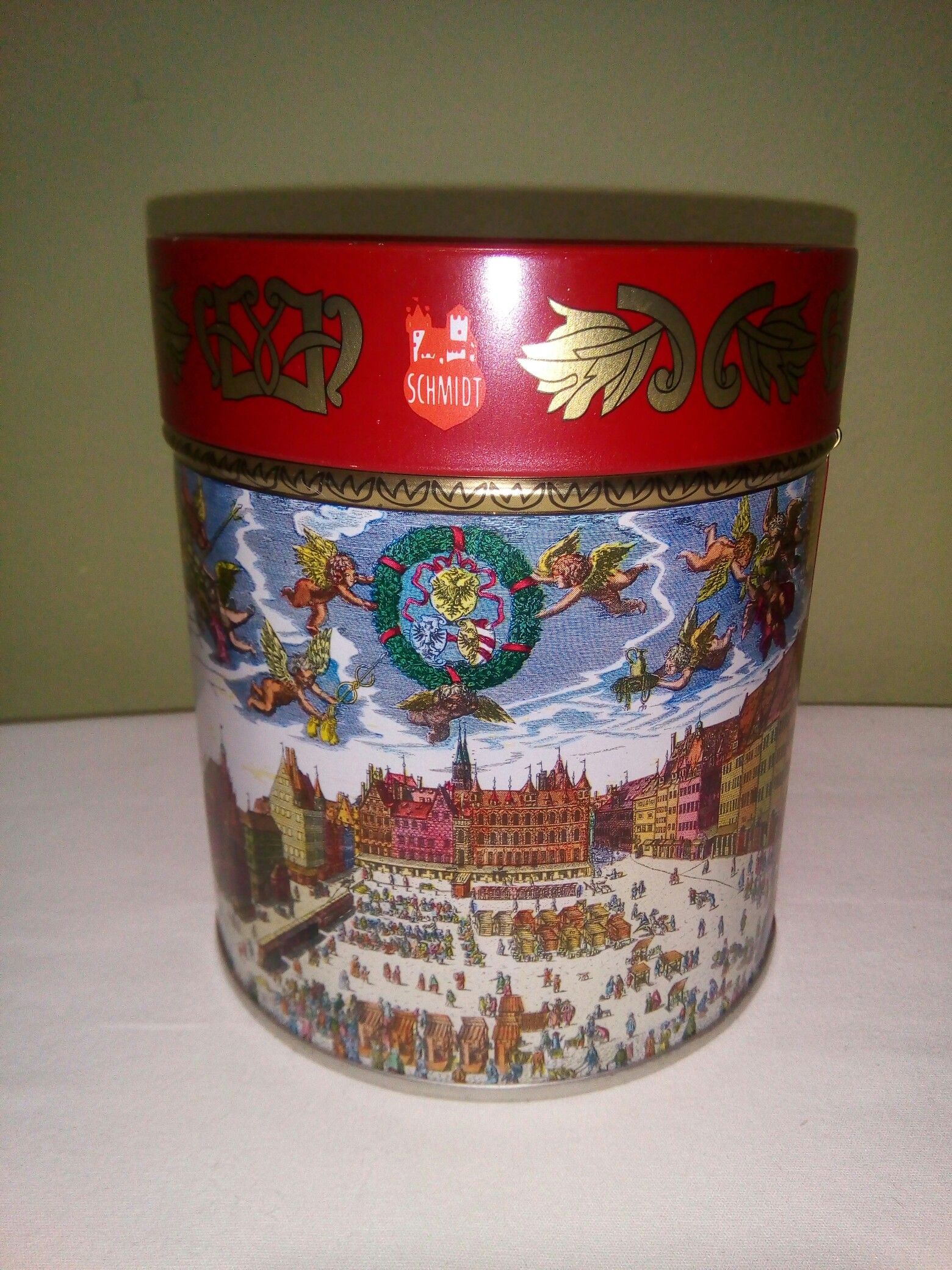 Vintage E. Otto Shmidt Lebkuchenfabrik Nurnberg German Cookie Tin