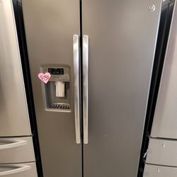 30in 33in And 36in Stainless Steel French Door And Side By Side Door Refrigerator Used In Good Condition With 90days Warranty  From $85] Up To $875